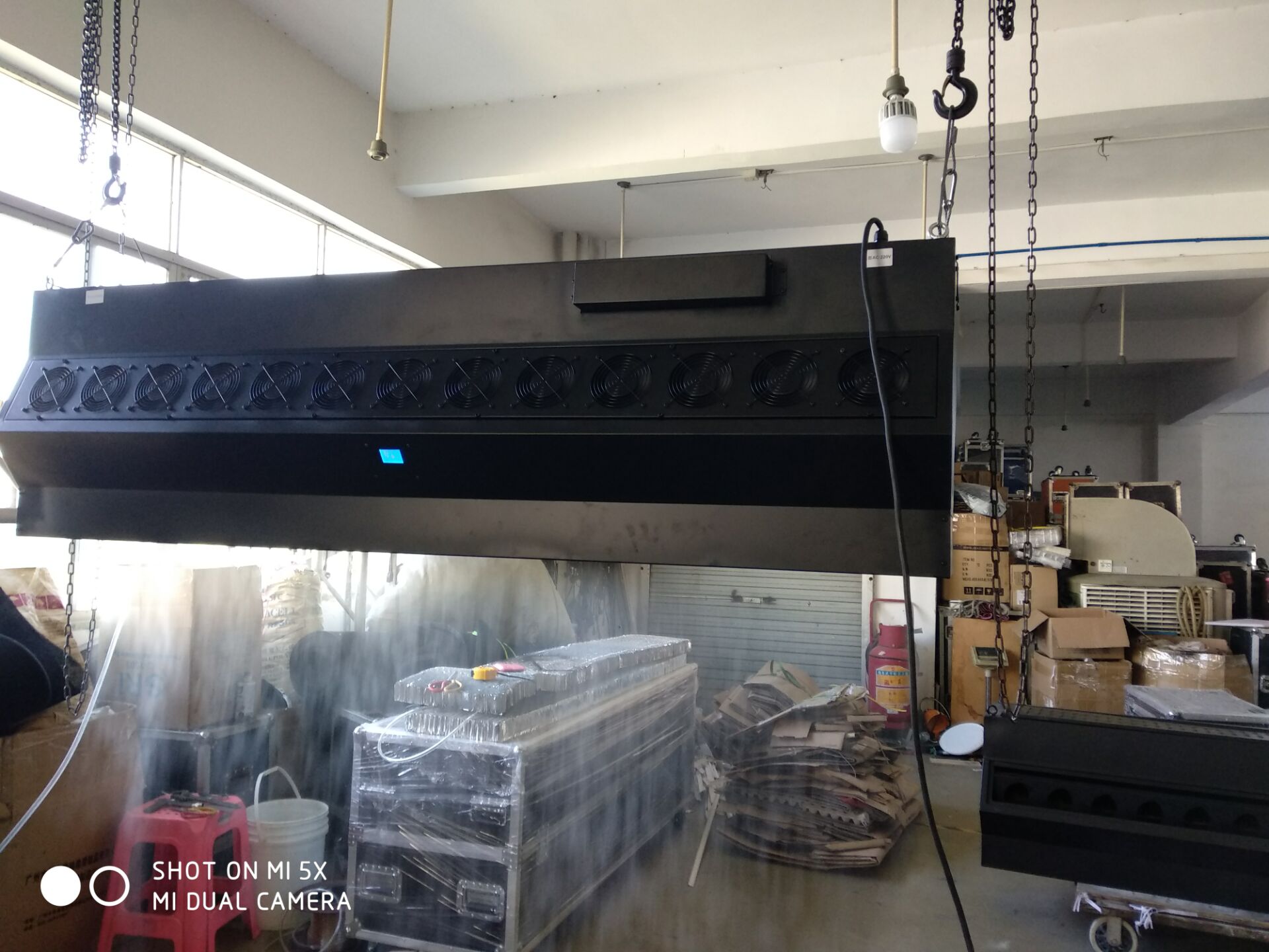 投影3D成像霧屏、霧幕租賃效果圖